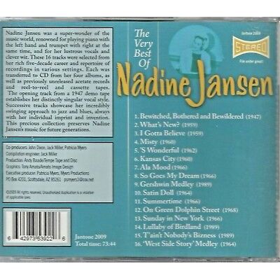 Nadine Jansen - The Very Best Of Nadine Jansen - CD