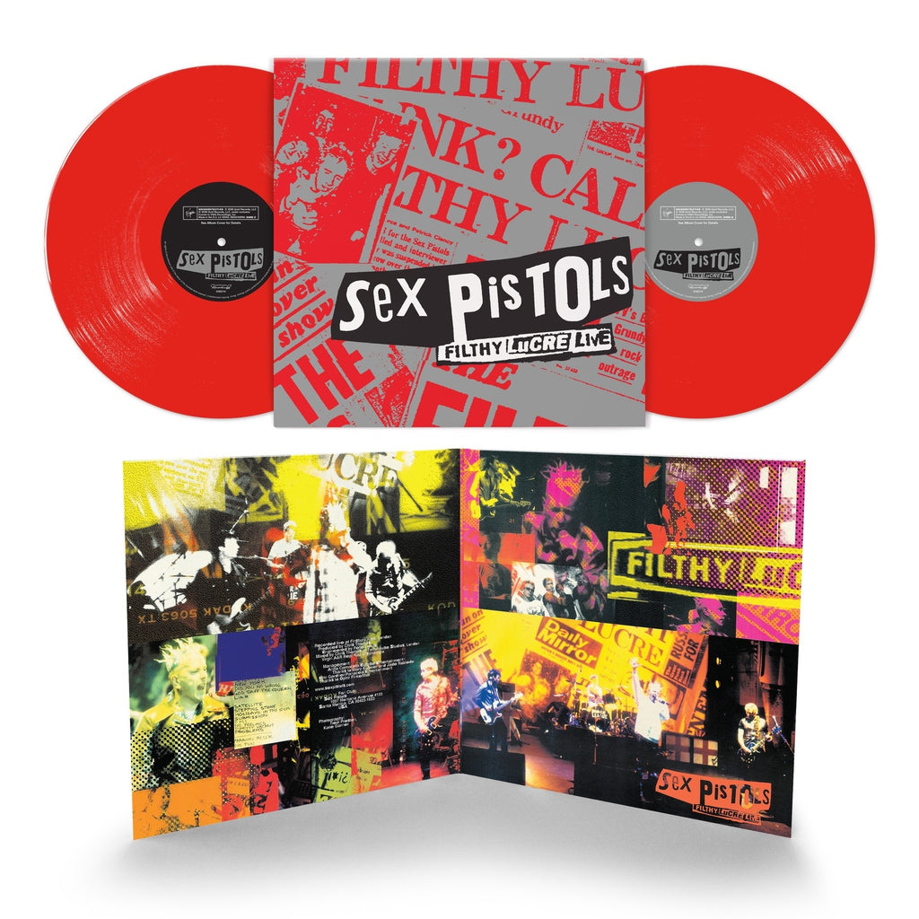 Sex Pistols - Filthy Lucre Live jacket with red vinyl