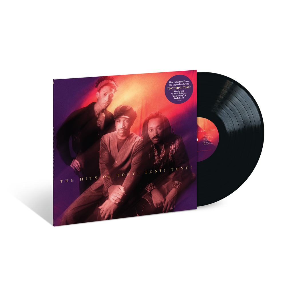 Tony! Toni! Toné! - The Hits of Tony! Toni! Toné! LP jacket and vinyl