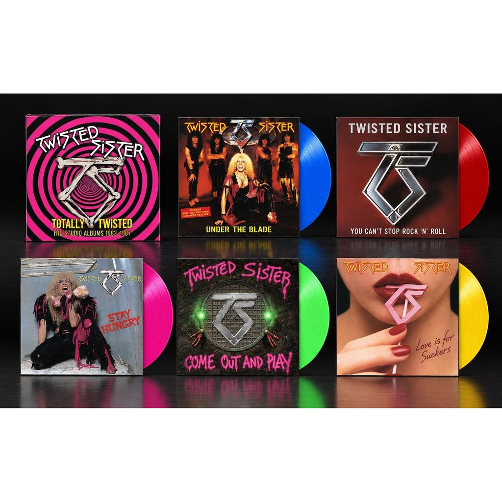 Twisted Sister - Totally Twisted multicolor 5LP box set vinyl packshot