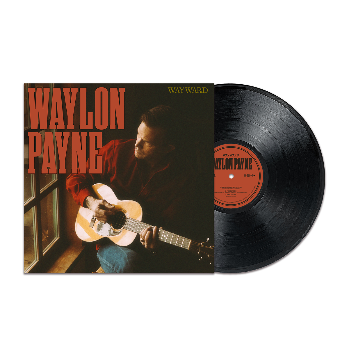 Waylon Payne - Wayward jacket and vinyl packshot