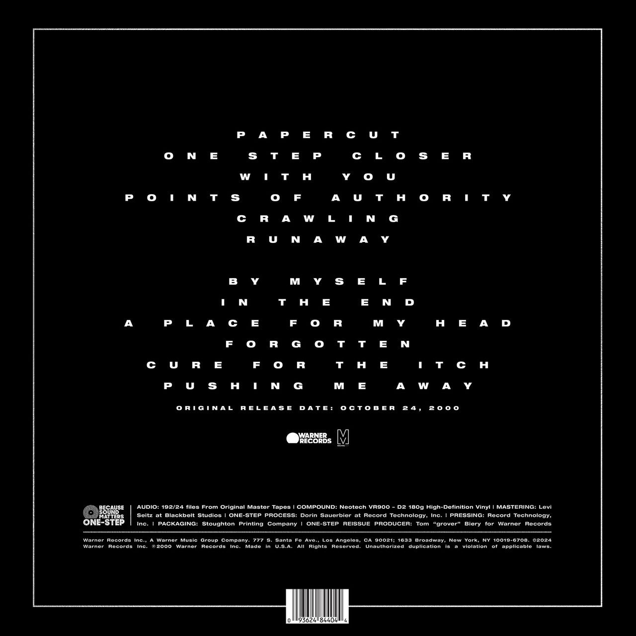 Linkin Park - Hybrid Theory - One-Step LP