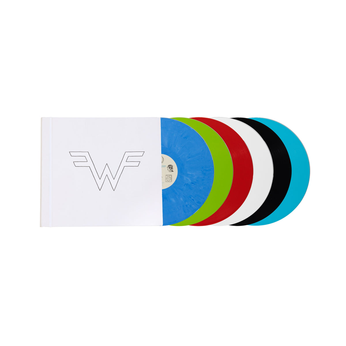 Weezer Coloring Book Box Set packshot, uncolored