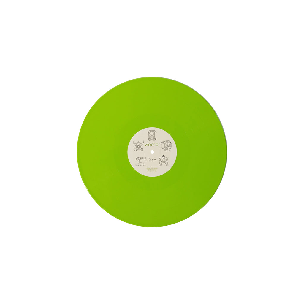 Weezer Coloring Book Box Set green disc