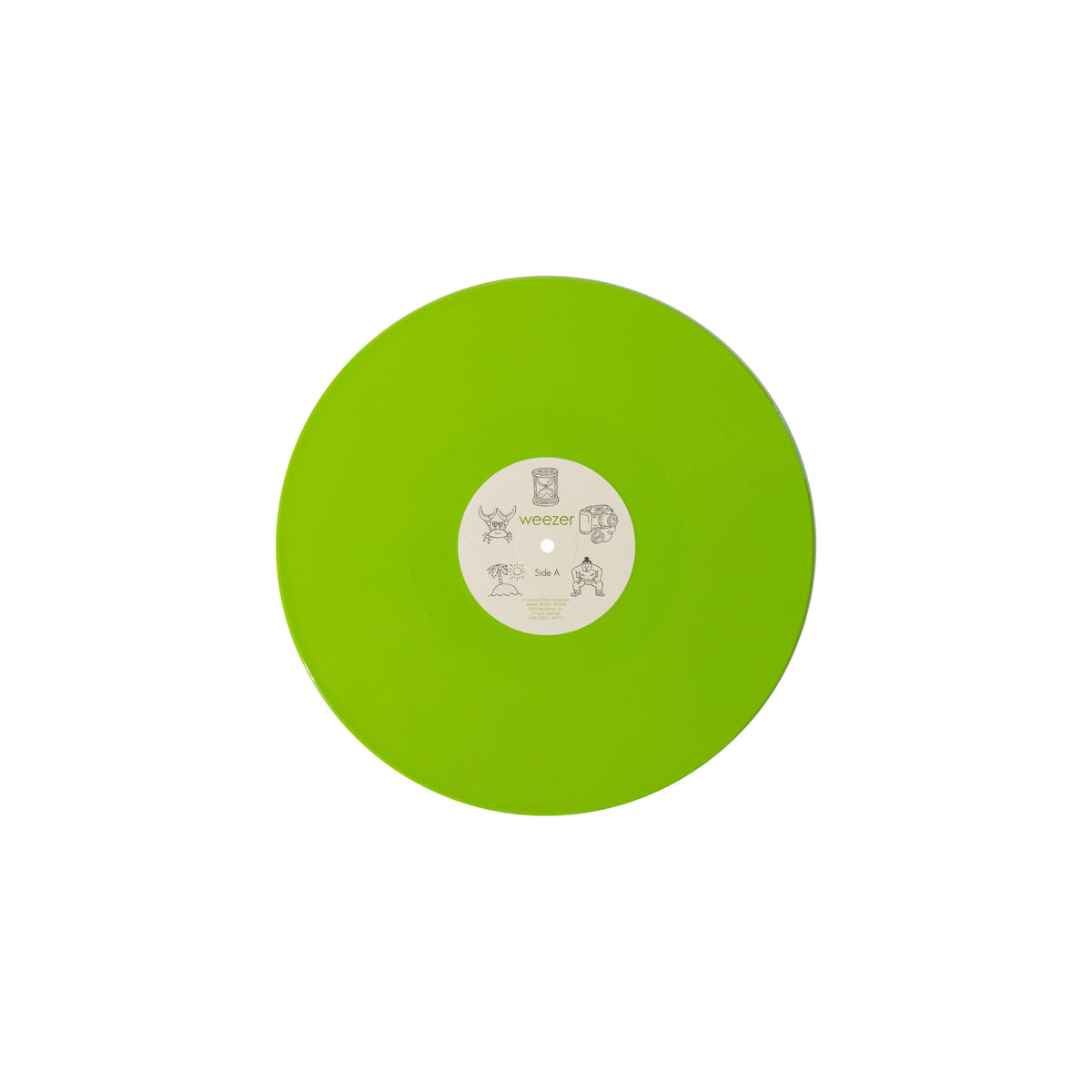 Weezer Coloring Book Box Set green disc