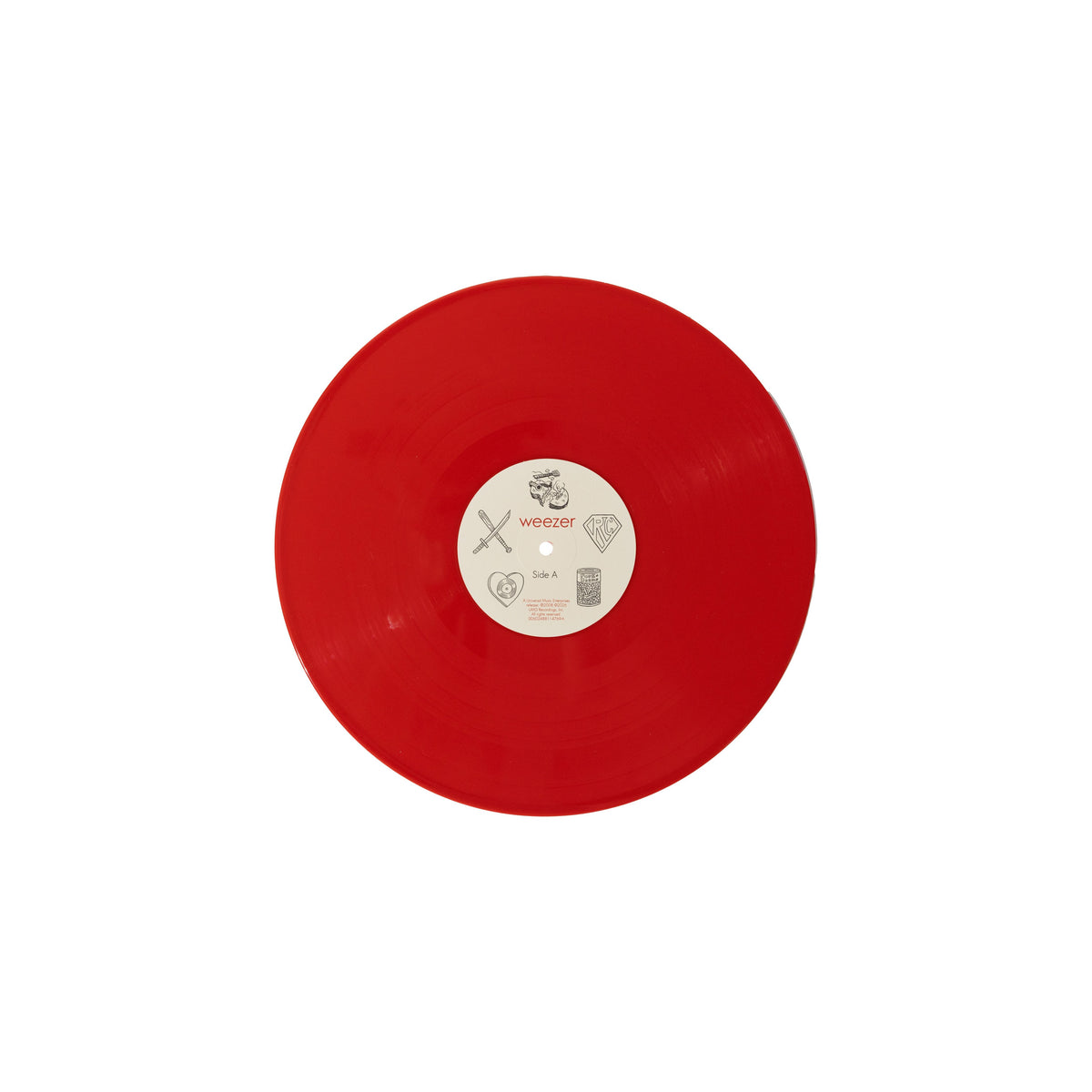 Weezer Coloring Book Box Set red disc