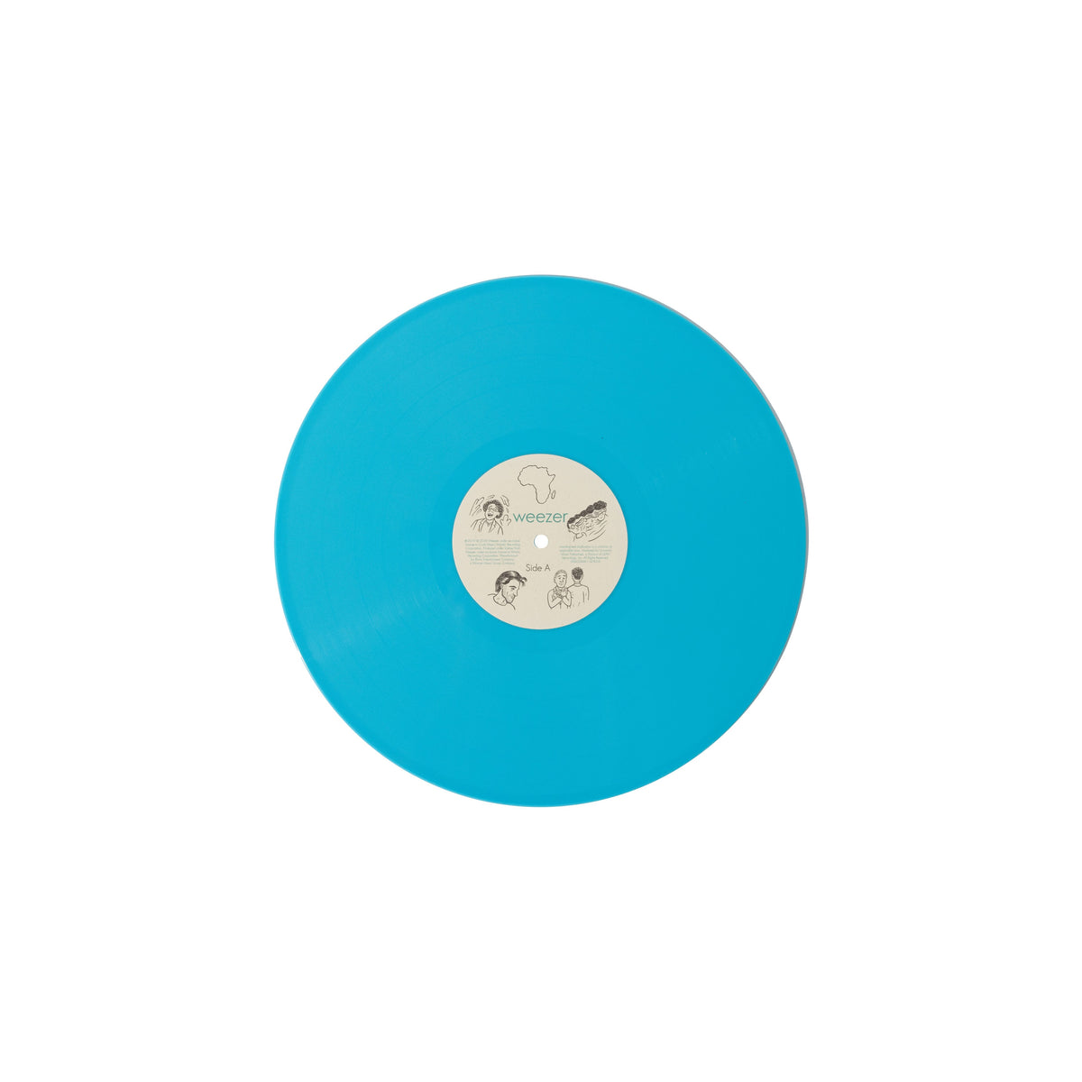 Weezer Coloring Book Box Set teal disc