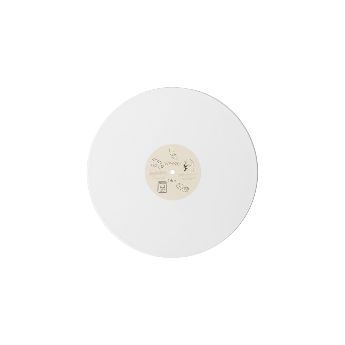 Weezer Coloring Book Box Set white disc