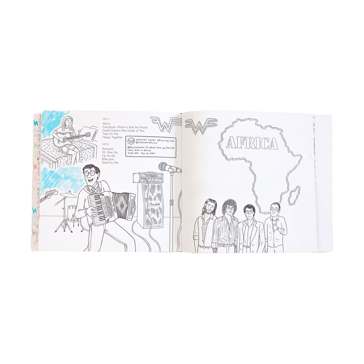 Weezer Coloring Book Box Set coloring pages 3