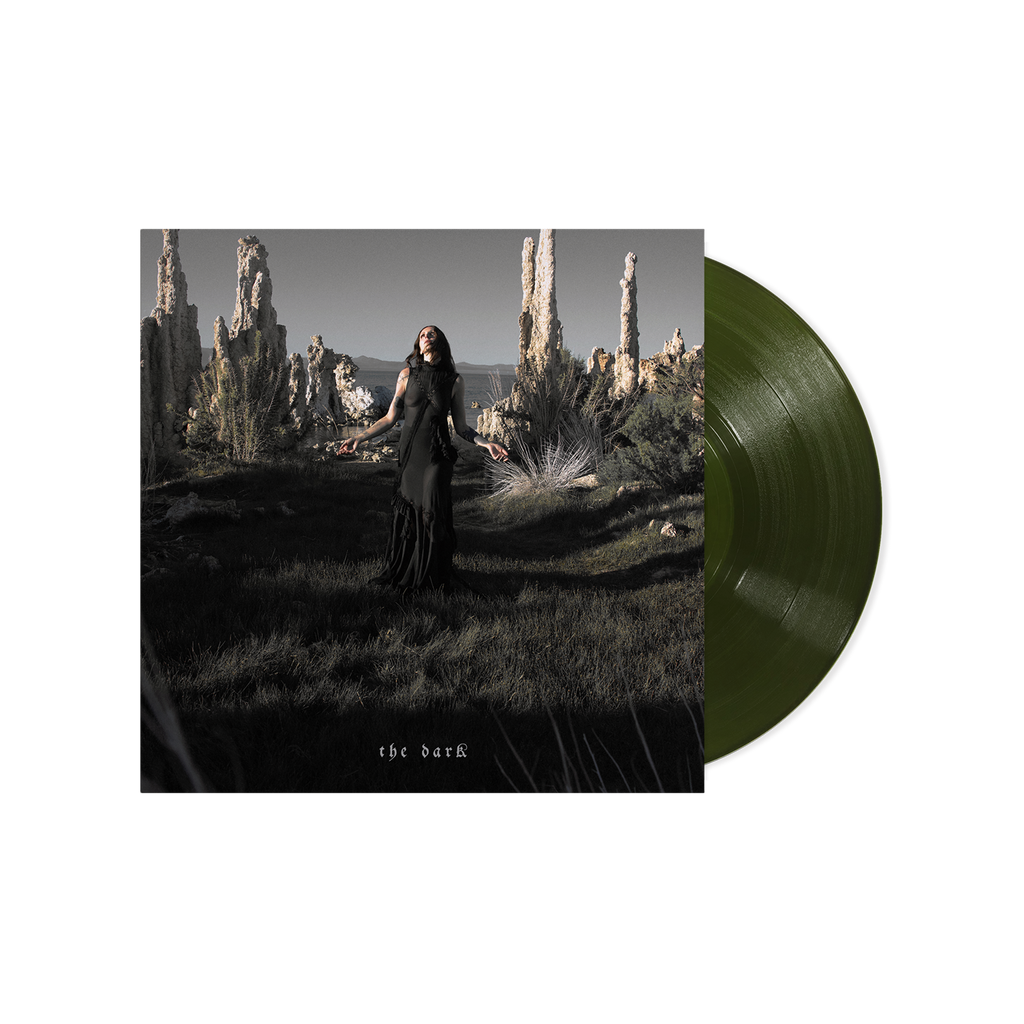 Chelsea Wolfe - The Dark jacket with translucent dark green grass vinyl