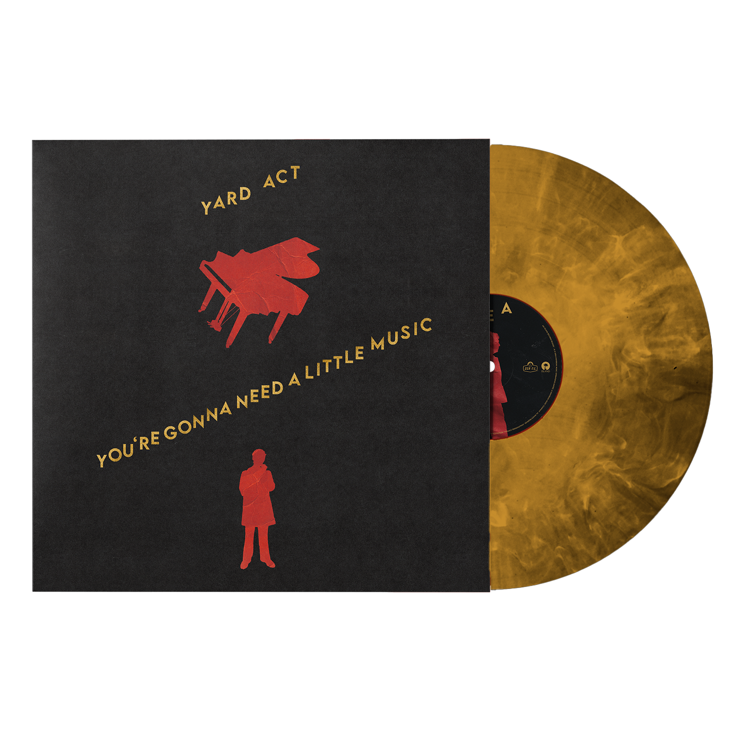 Yard Act - You're Gonna Need A Little Music gold smoke vinyl packshot