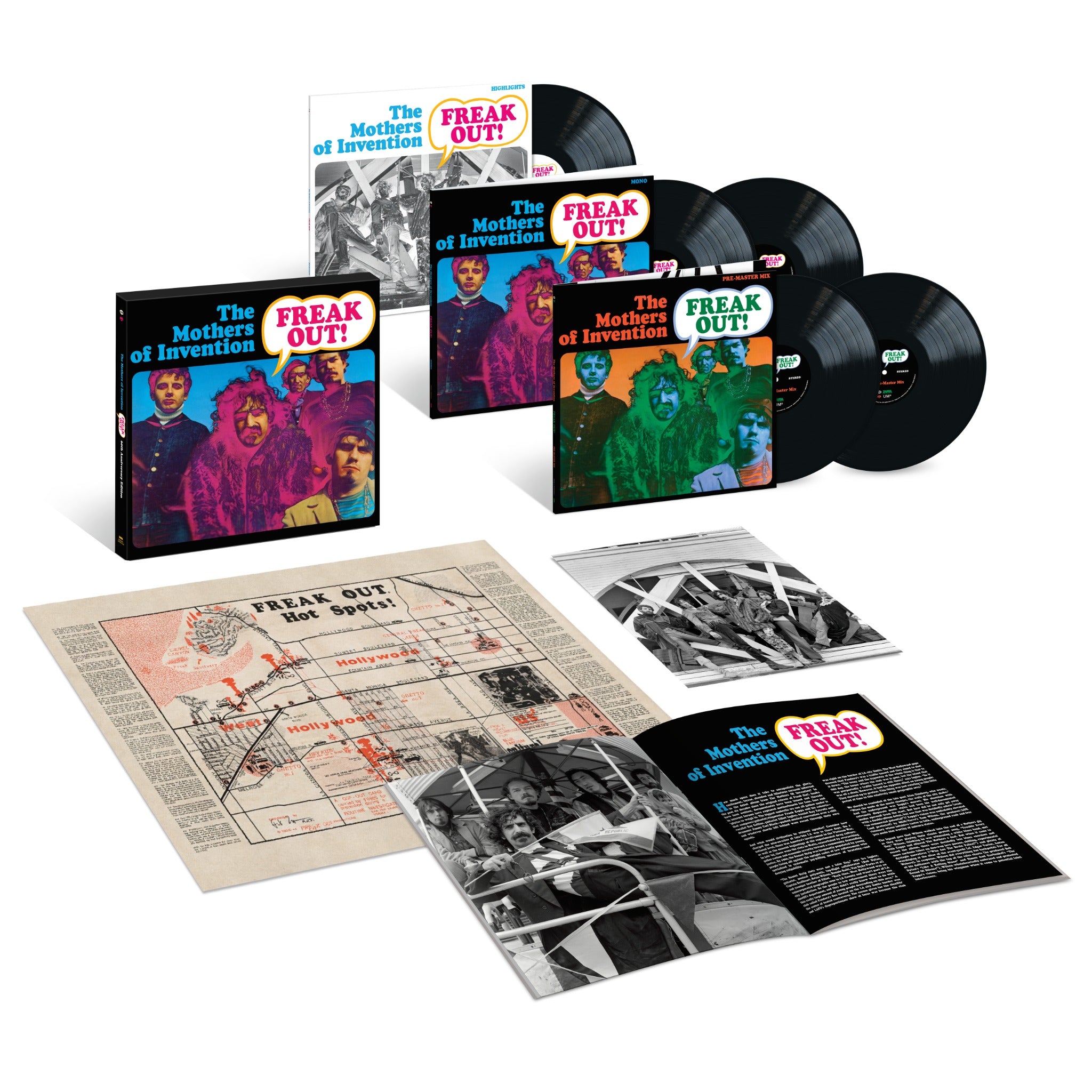 Frank Zappa - Freak Out! (60th Anniversary) - 5LP box set packshot