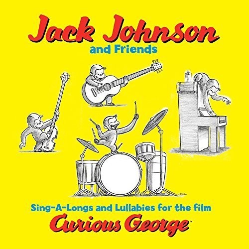 Jack Johnson &amp; Friends – Curious George (Lieder zum Mitsingen und Schlaflieder für den Film) – LP