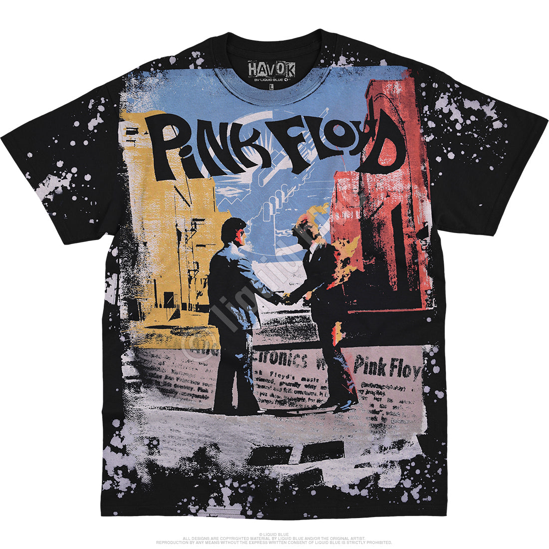 Pink Floyd Wish You Were Here Havok Mens T-Shirt