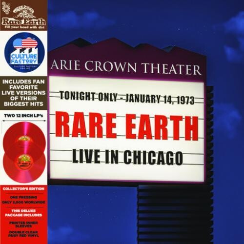 Rare Earth -  Live in Chicago - Indie LP