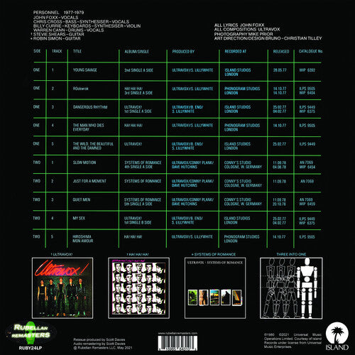 Ultravox - Tres en Uno - LP