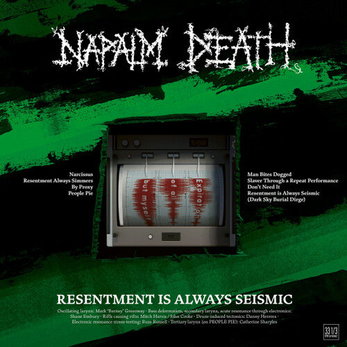 Napalm Death - El resentimiento es siempre sísmico - Importación LP