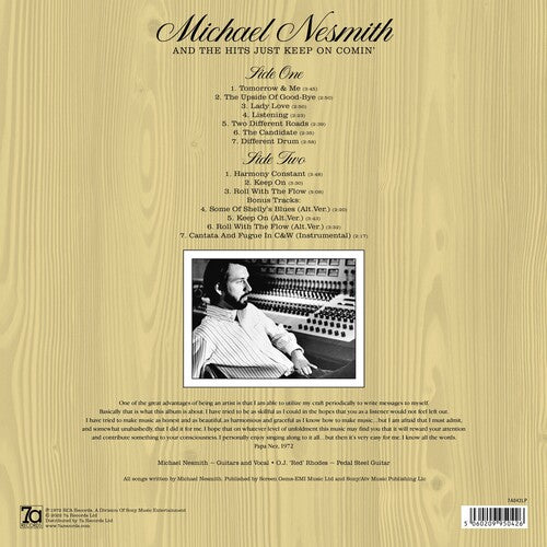 Michael Nesmith - And The Hits Just Keep On Comin' - LP importado 