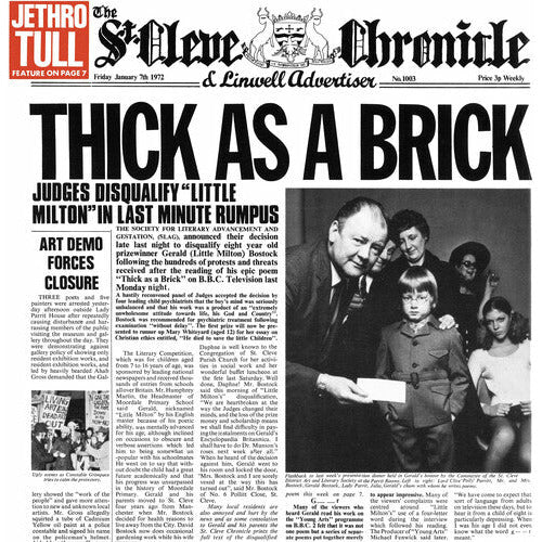 Jethro Tull - Thick As A Brick (50th Anniversary) - LP