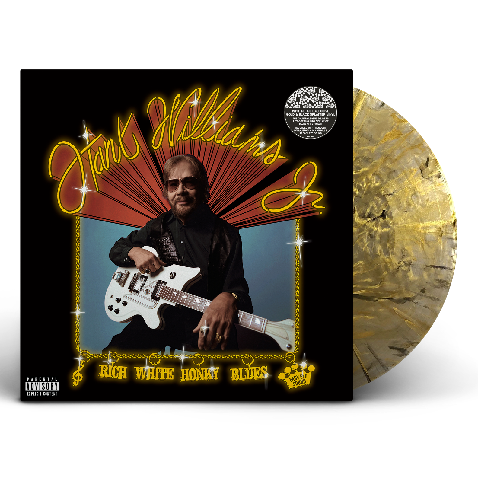 Hank Williams Jr. - Rich White Honky Blues - Indie LP