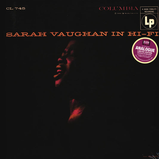 Sarah Vaughan - Sarah Vaughan In Hi-Fi - Pure Pleasure LP