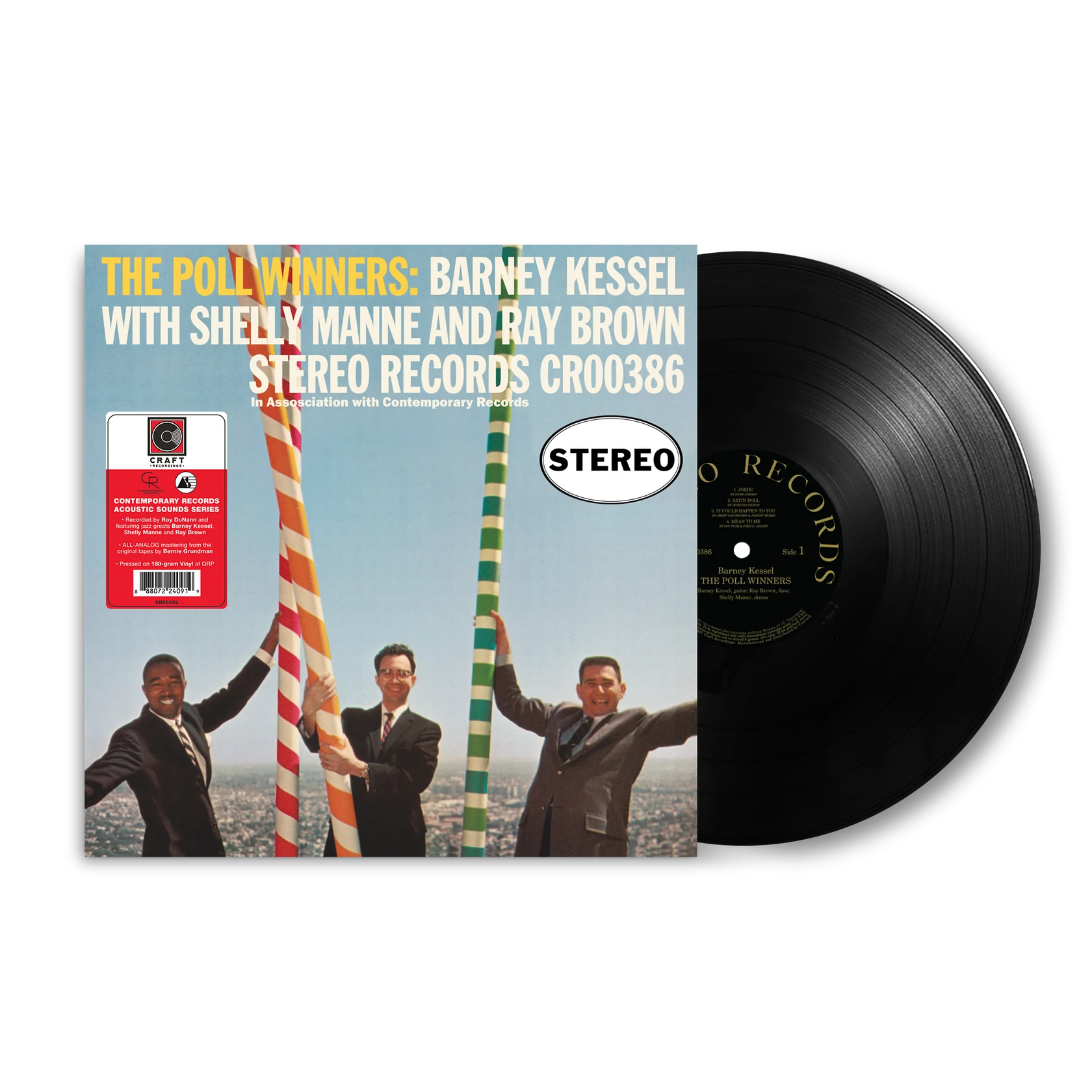 Barney Kessel, Ray Brown, and Shelly Manne - The Poll Winners - Contemporary LP