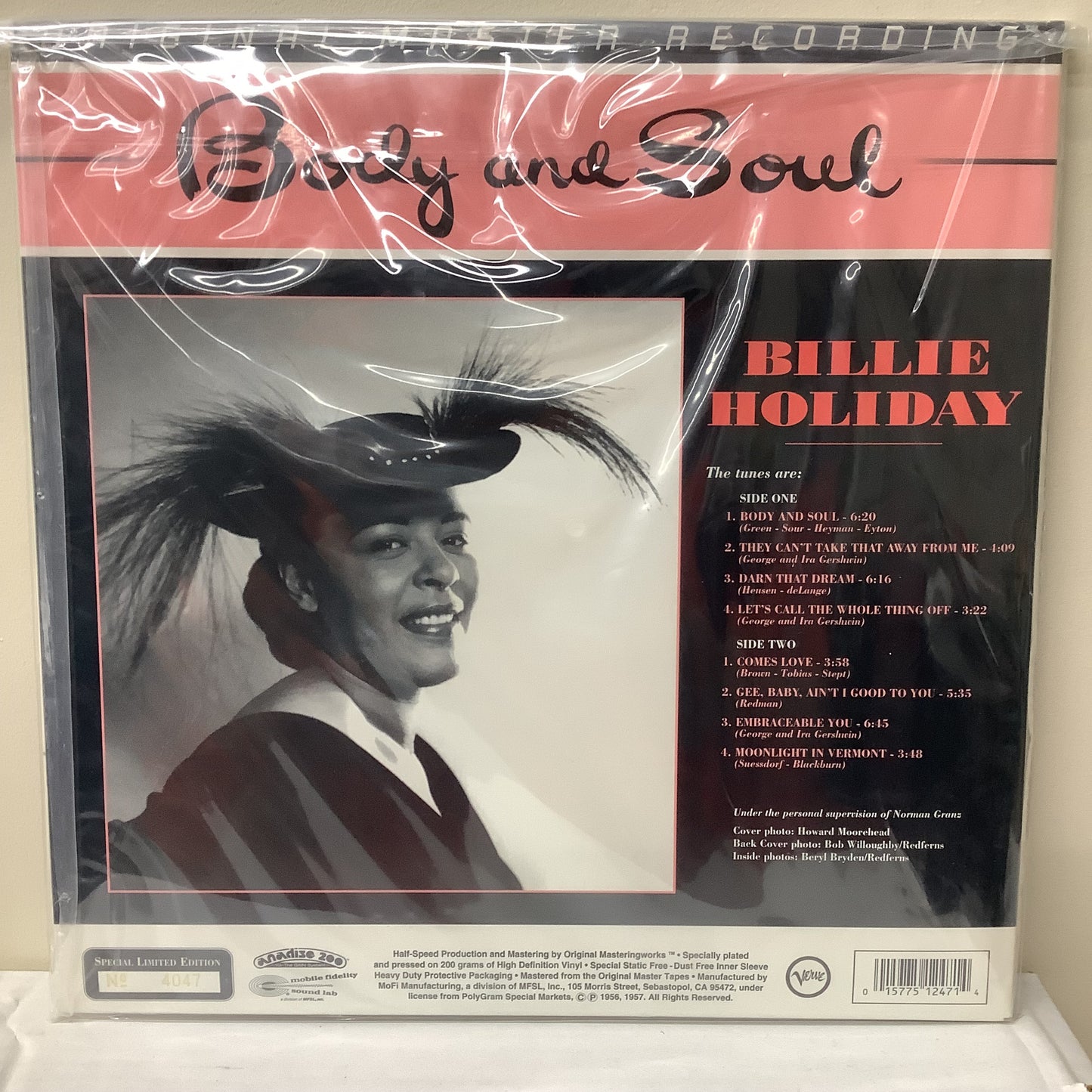 Billie Holiday - Body and Soul - LP
