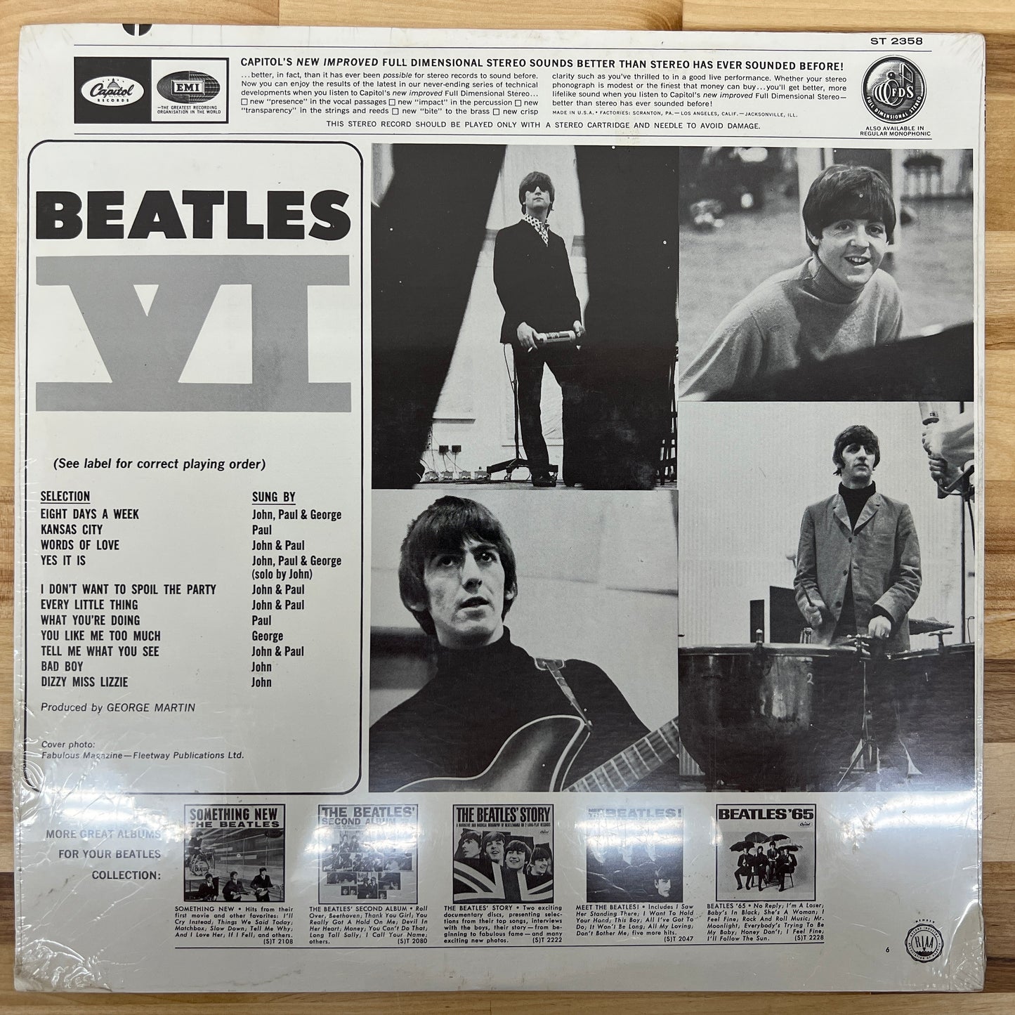 The Beatles - Beatles VI - LP