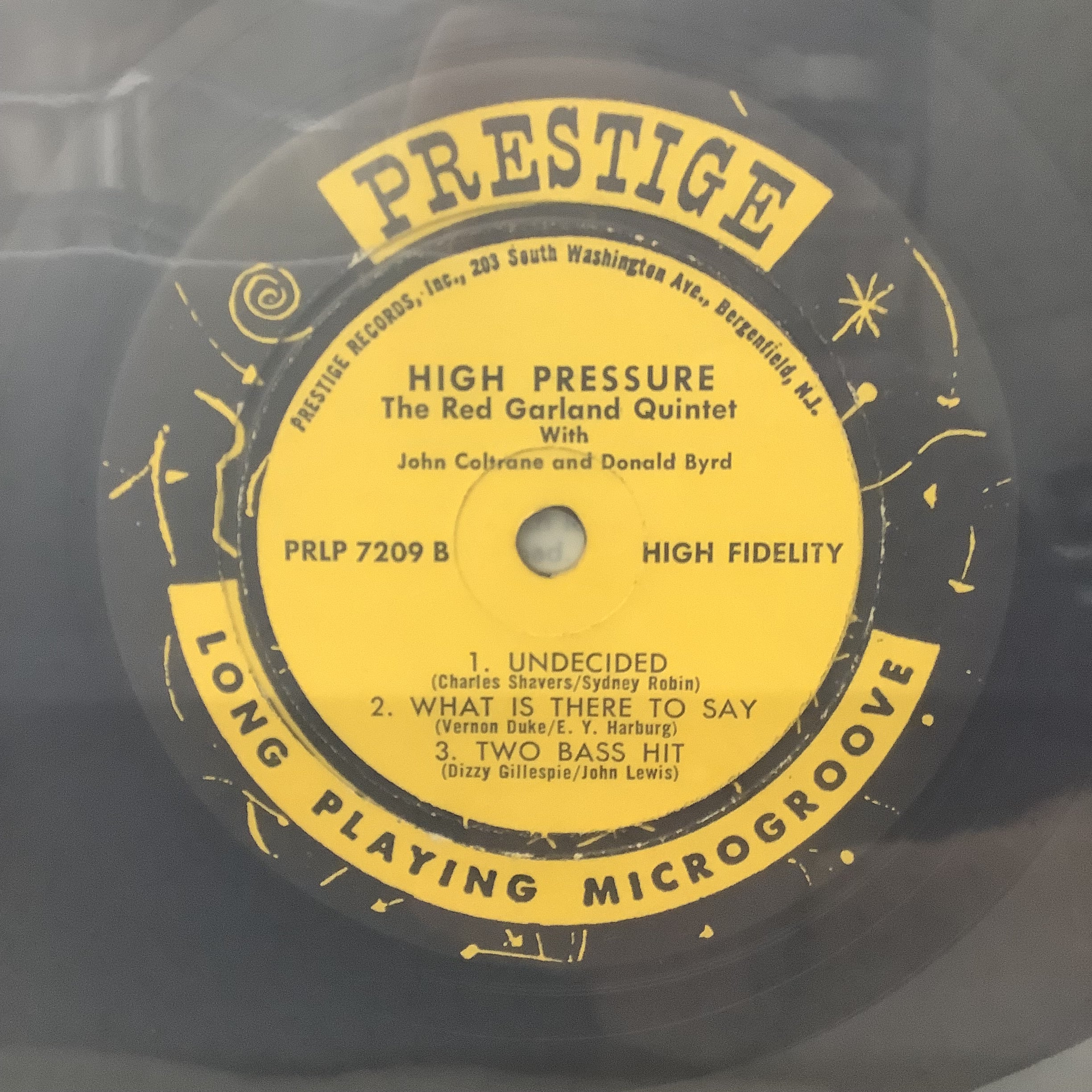 Red Garland w/ John Coltrane - High Pressure - LP