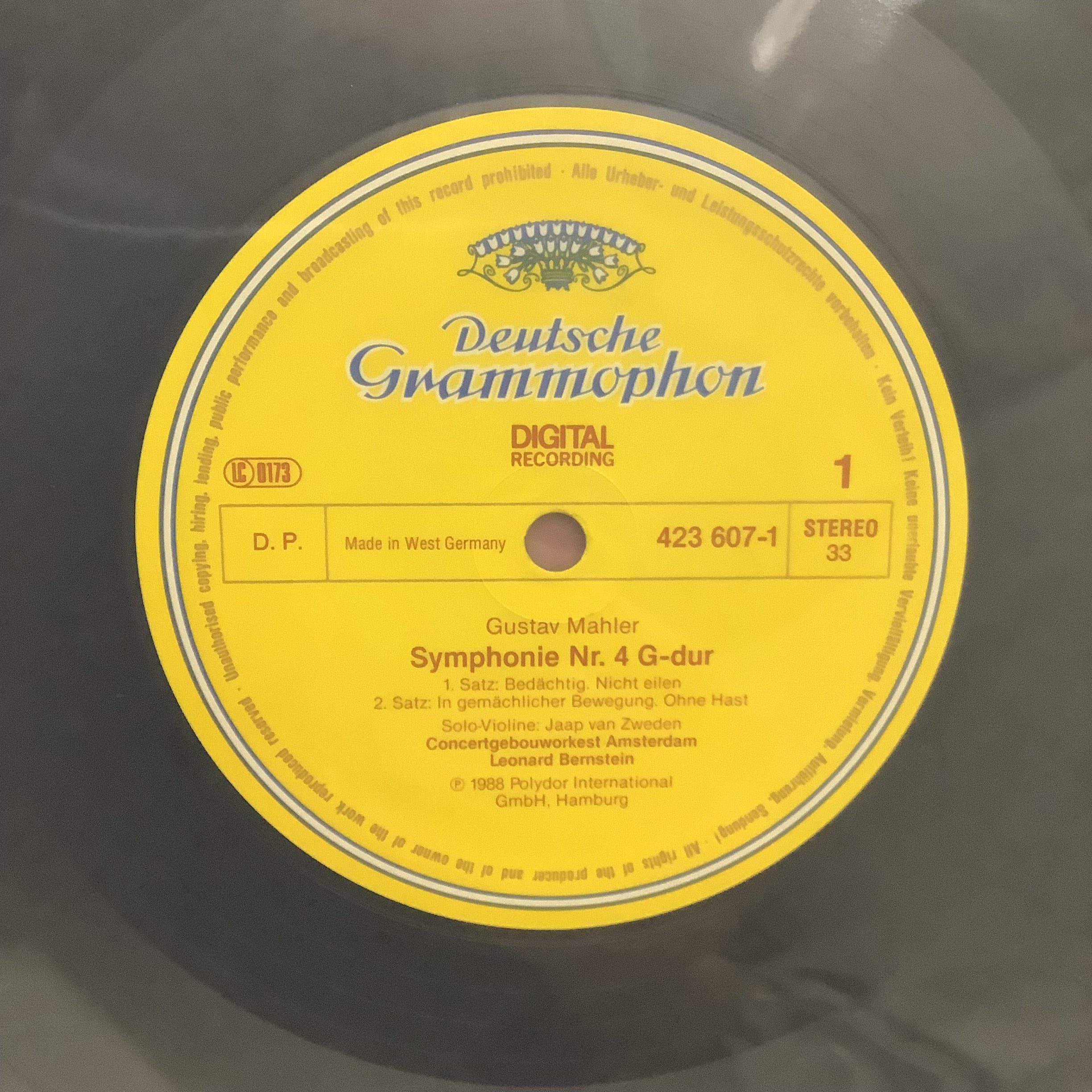 Mahler – Symphonie Nr. 4 – LP