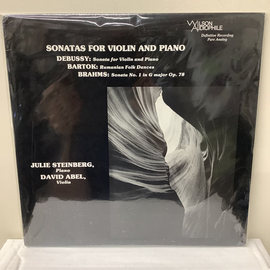 Julie Steinberg/David Abel - Sonatas para violín y piano - Wilson Audiophile LP