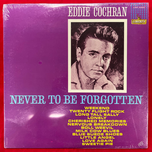 Eddie Cochran - Never To Be Forgotten - LP