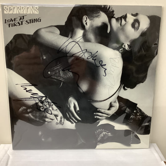 Scorpions - Love at First Sting - LP autografiado