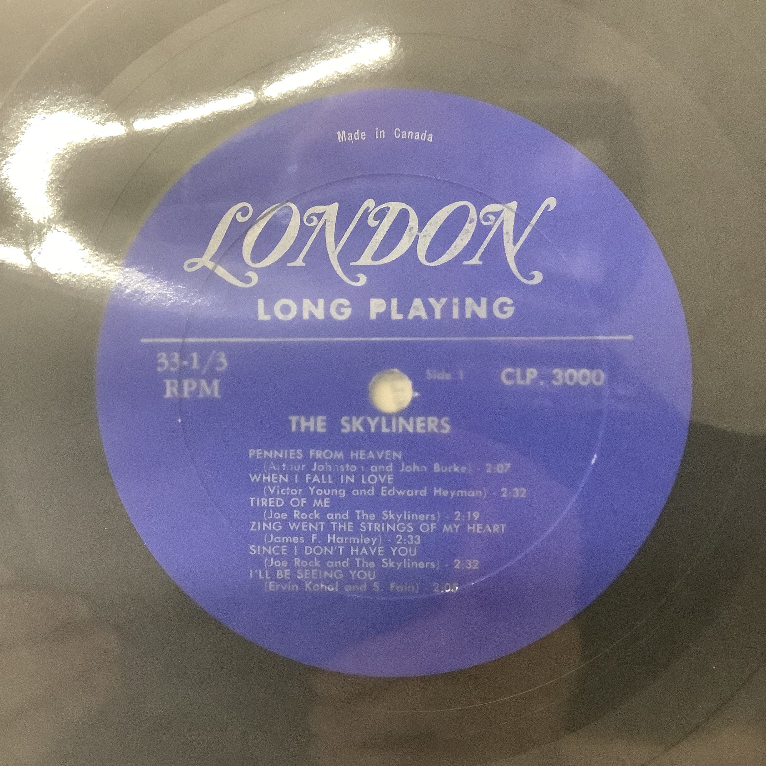 The Skyliners - self-titled - LP