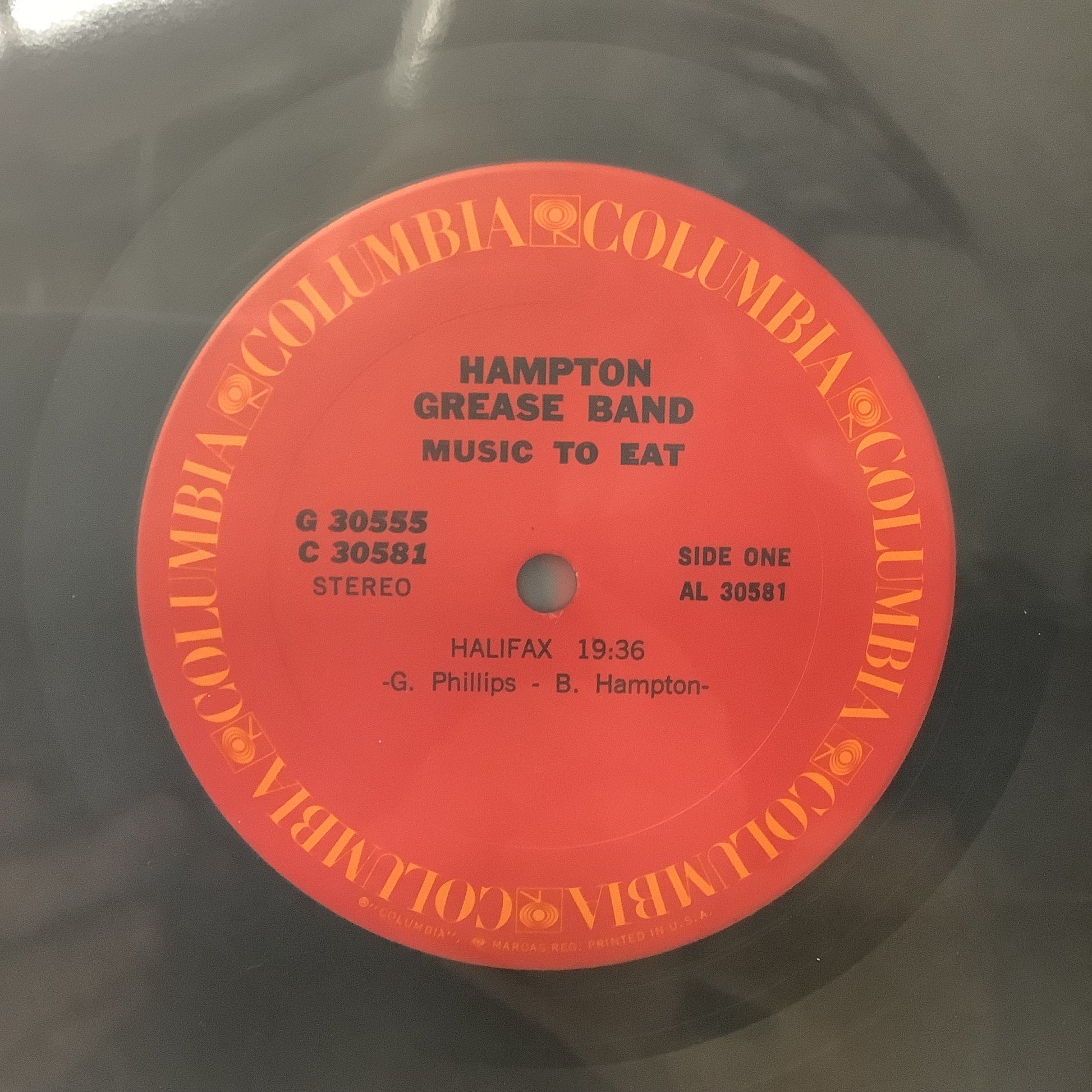 Hampton Grease Band Music to Eat LP The 'In' Groove