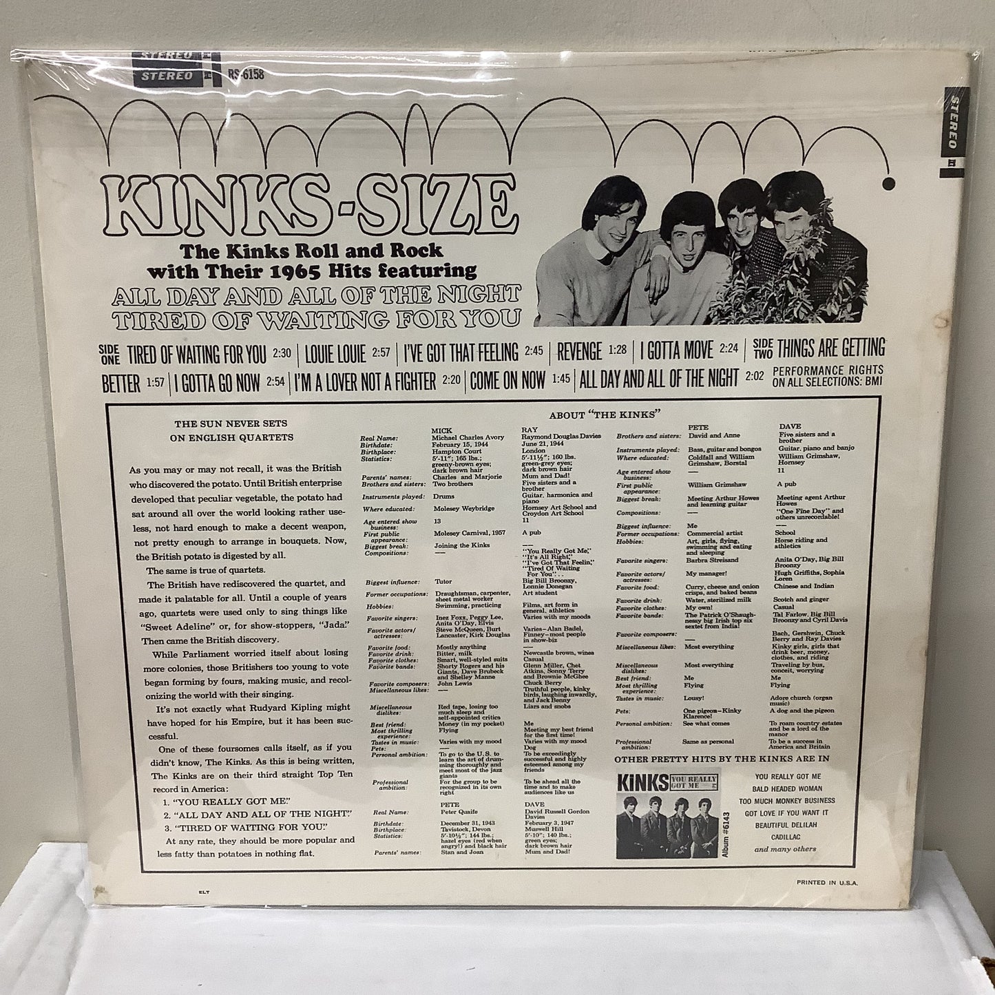 The Kinks – Kinks-Size – LP