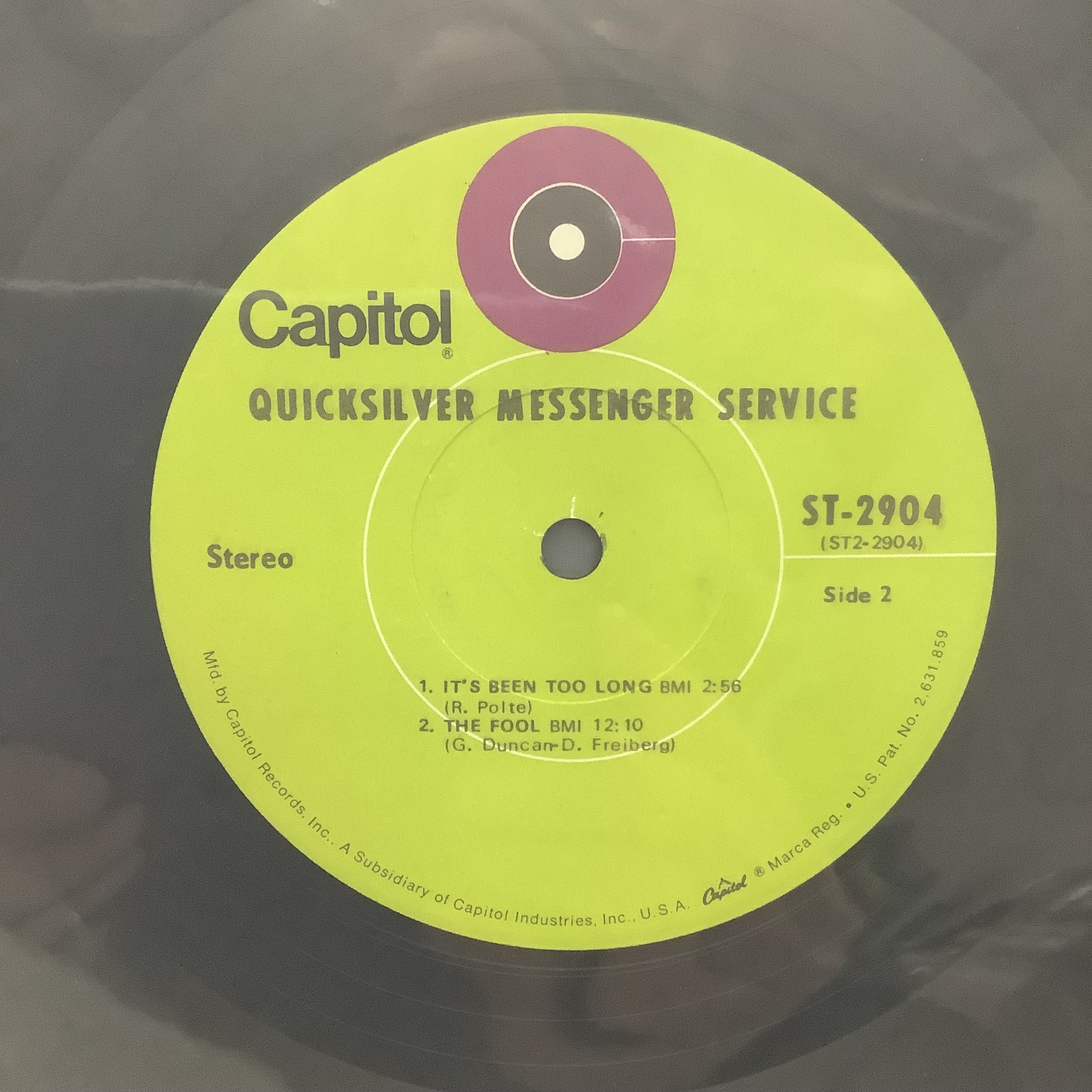 Quicksilver Messenger Service – selbstbetitelt – LP