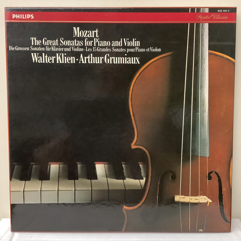 Mozart, Walter Klien, Arthur Grumiaux – The Great Sonatas For Piano And Violin - LP box set