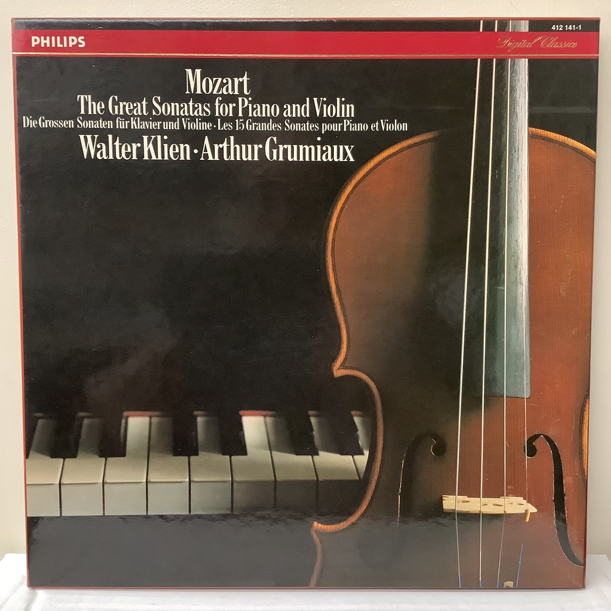 Mozart, Walter Klien, Arthur Grumiaux – The Great Sonatas For Piano And Violin - LP box set