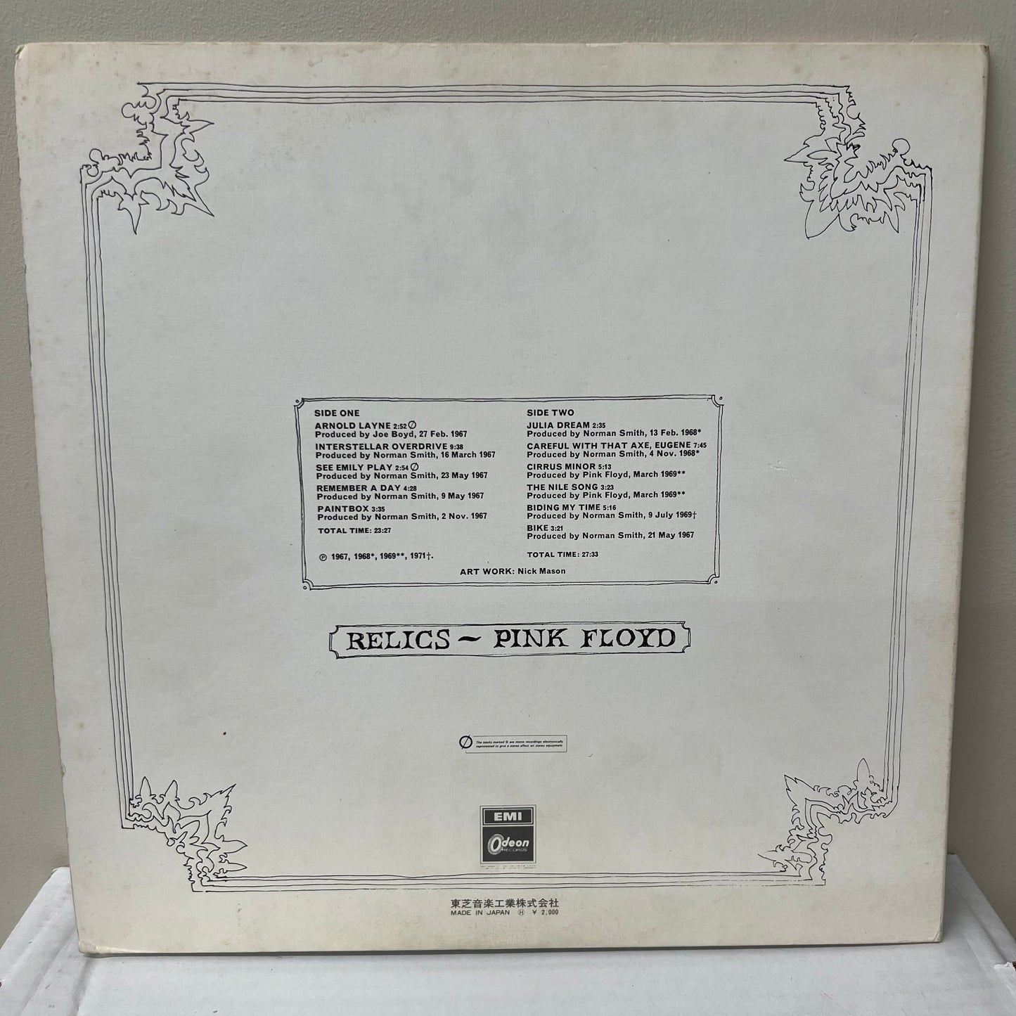 Pink Floyd - Relics - Odeon LP