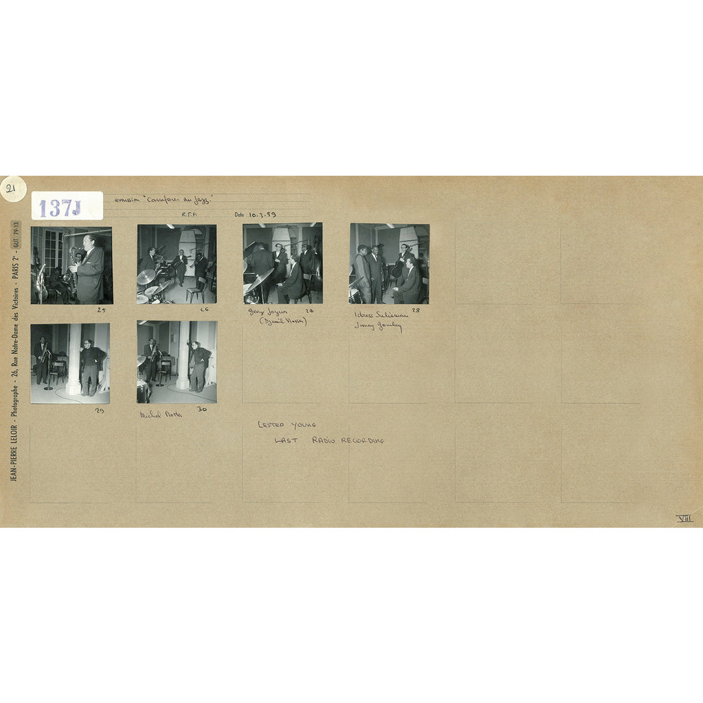 Lester Young - Le Dernier Message de Lester Young Barclay - Sam Records LP + 10”