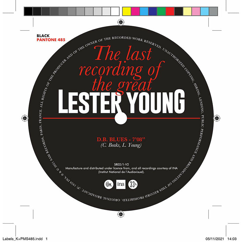 Lester Young - Le Dernier Message de Lester Young Barclay - Sam Records LP + 10”