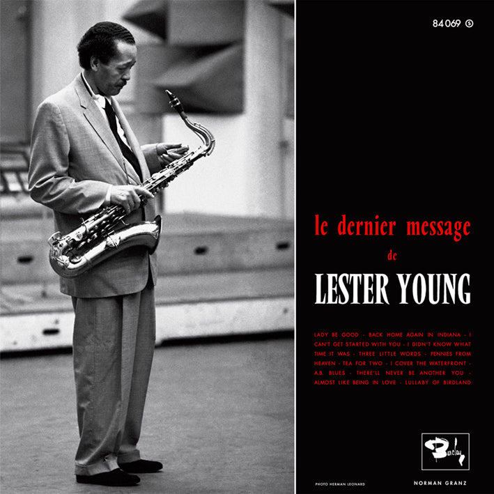 Lester Young - Le Dernier Message de Lester Young Barclay - Sam Records LP + 10”