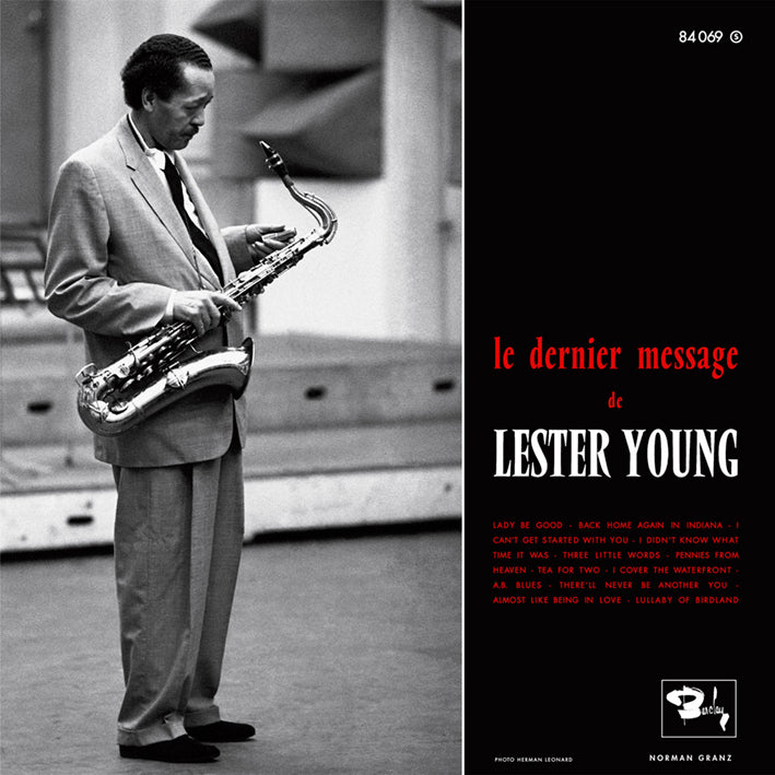 Lester Young - Le Dernier Message de Lester Young Barclay - Sam Records LP