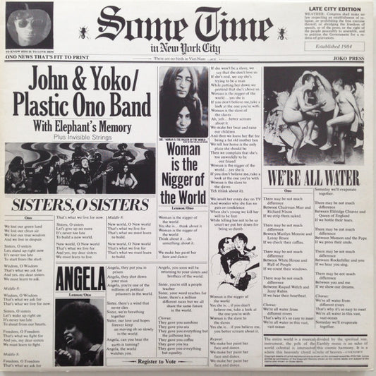John Lennon – Some Time In New York City – LP