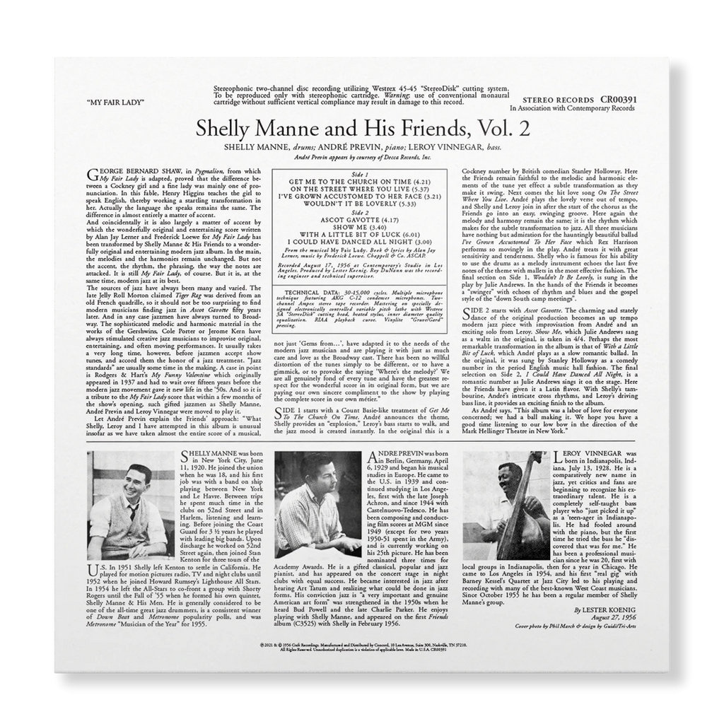 Shelly Manne and Friends - My Fair Lady - LP contemporáneo