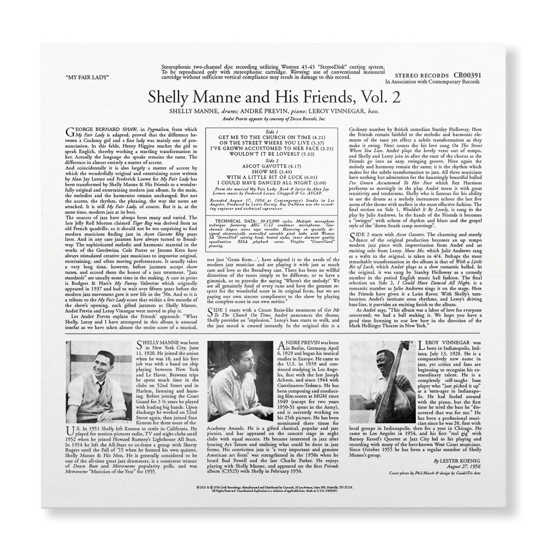 Shelly Manne and Friends - My Fair Lady - LP contemporáneo