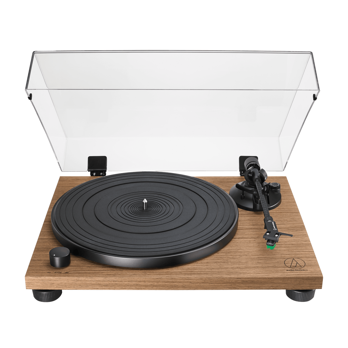Audio Technica – AT-LPW40WN Vollständig manueller Plattenspieler mit Riemenantrieb
