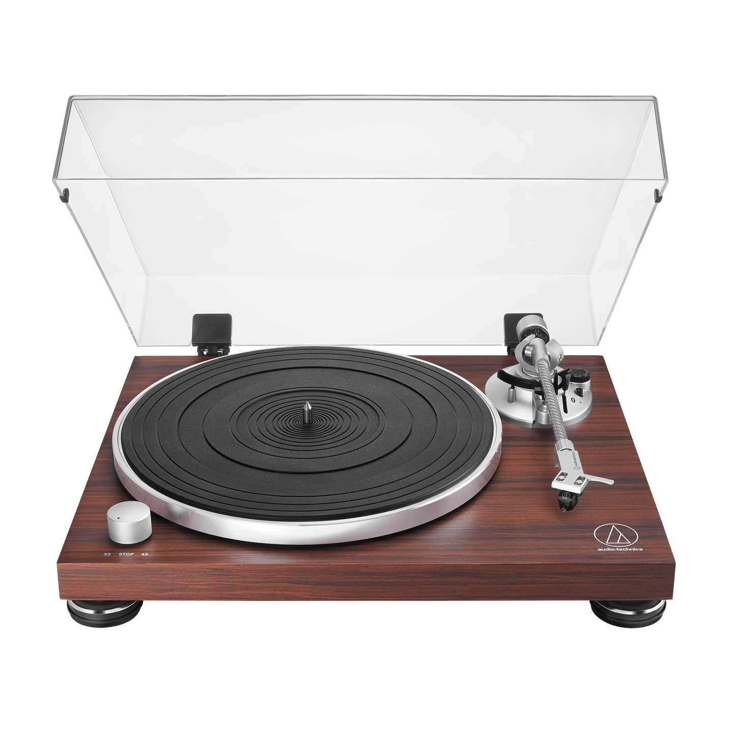 Audio Technica - AT-LPW50BT manueller Plattenspieler mit Riemenantrieb (drahtlos und analog) 