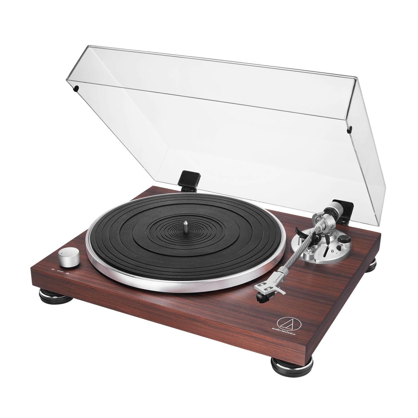 Audio Technica - AT-LPW50BT manueller Plattenspieler mit Riemenantrieb (drahtlos und analog) 